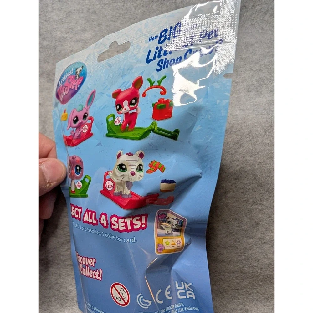 1 Littlest Pet Shop SLEIGH ALL DAY Blind‎ Mystery Pack Christmas Holiday LPS